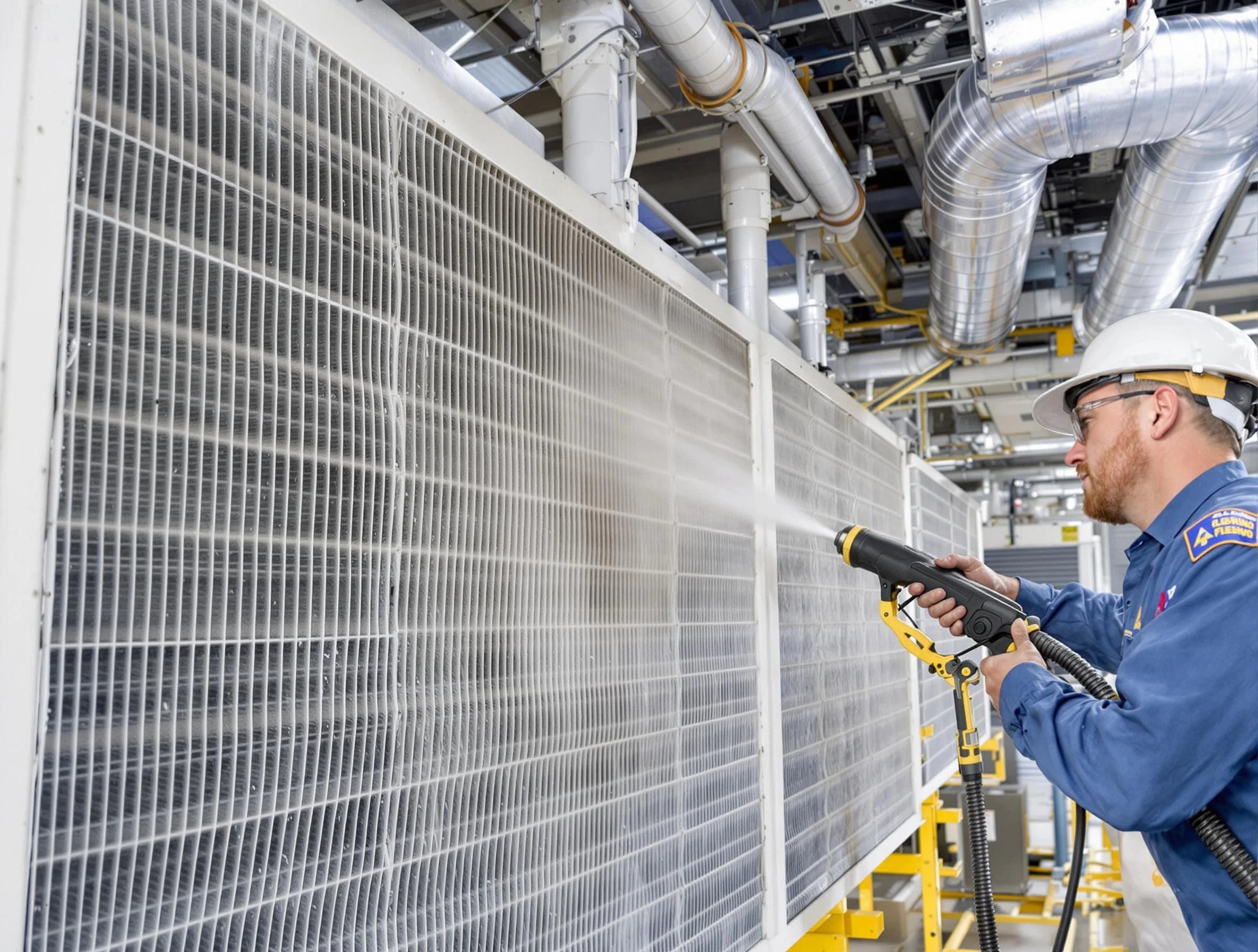 Professional commercial coil cleaning by West Pleasant View Air Duct Cleaning in West Pleasant View