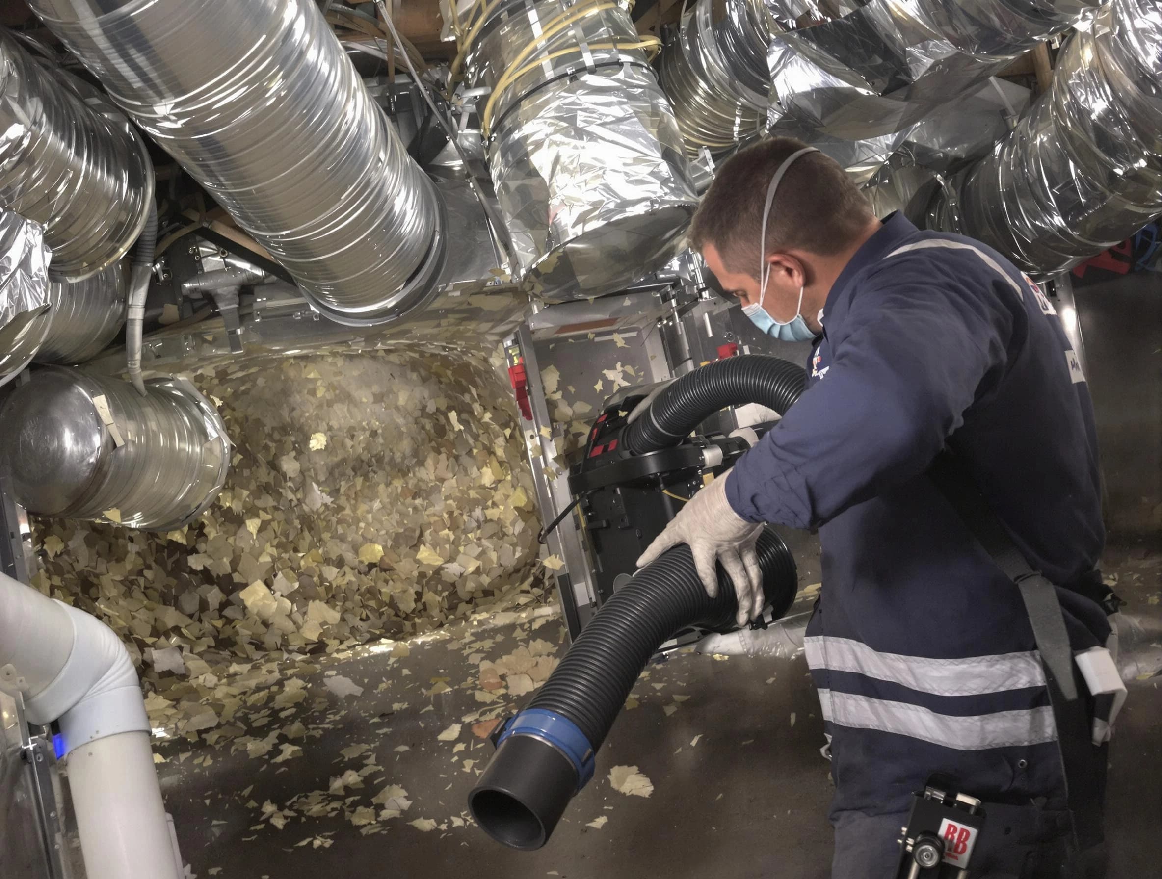 West Pleasant View Air Duct Cleaning specialist operating negative pressure cleaning equipment for thorough duct maintenance in West Pleasant View
